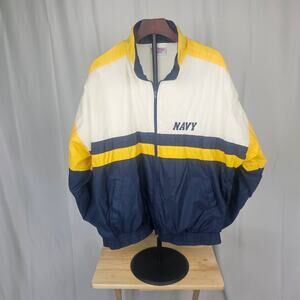 Vintage Hartwell Sports Navy Track Suit XL Jacket L Pants 90s Colorblock Set